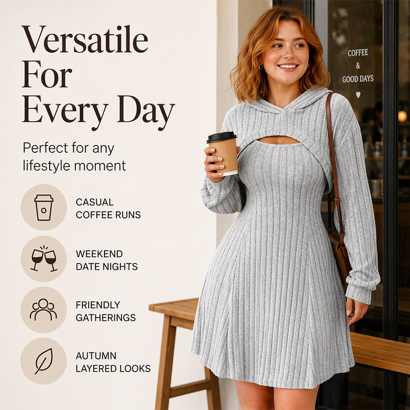 🌸Hot Sale 50% OFF💖Women's 2-Piece Ribbed Knit Outfit