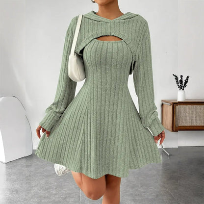 🌸Hot Sale 50% OFF💖Women's 2-Piece Ribbed Knit Outfit
