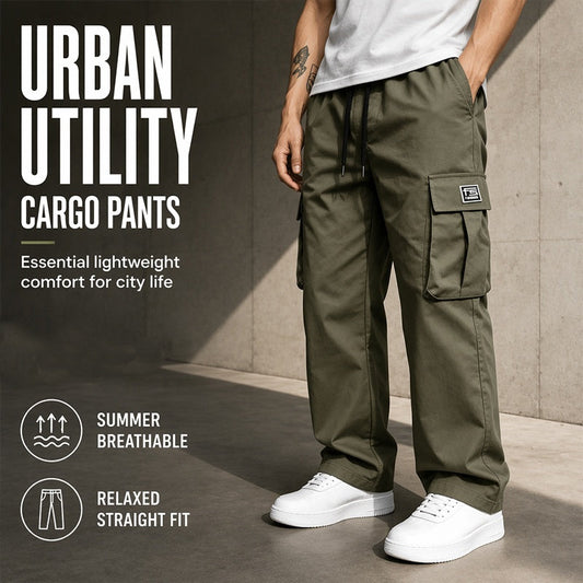 🔥 2026 Fresh Drops | Flat 50% OFF Today! 💸Men's Casual Loose Fit Cargo Pants