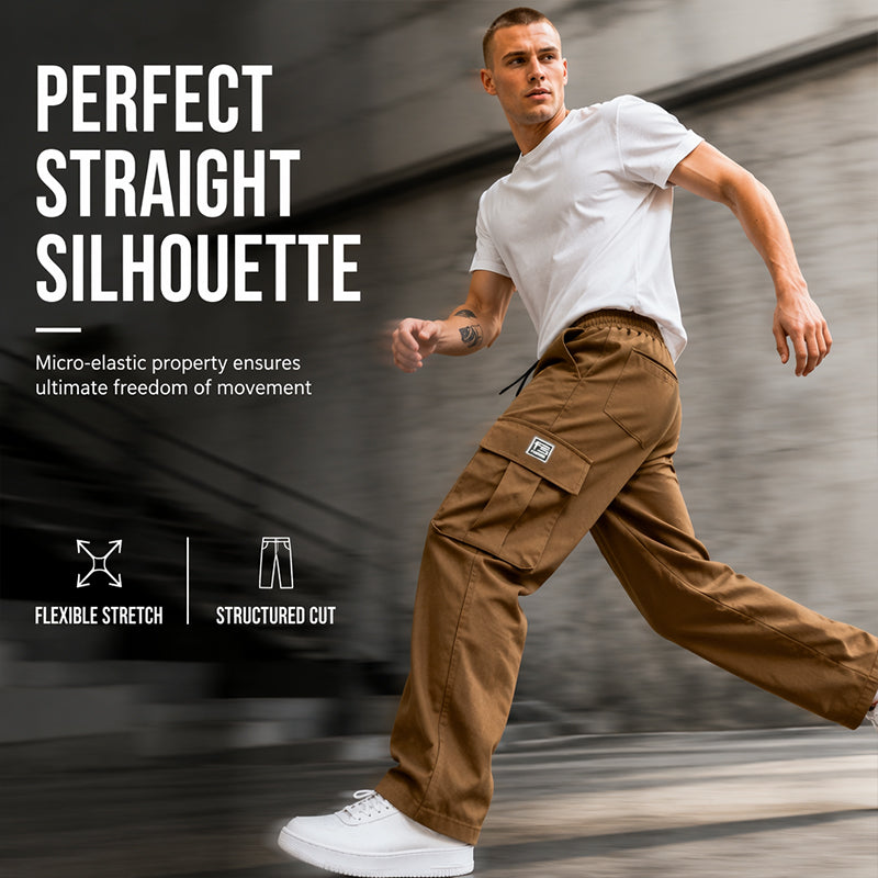 🔥 2026 Fresh Drops | Flat 50% OFF Today! 💸Men's Casual Loose Fit Cargo Pants
