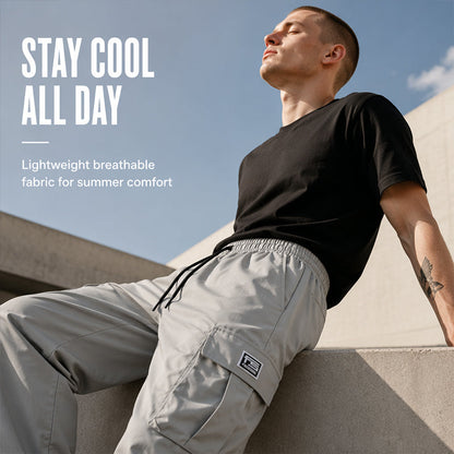 🔥 2026 Fresh Drops | Flat 50% OFF Today! 💸Men's Casual Loose Fit Cargo Pants