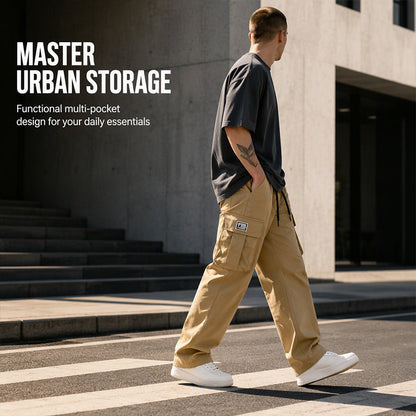 🔥 2026 Fresh Drops | Flat 50% OFF Today! 💸Men's Casual Loose Fit Cargo Pants
