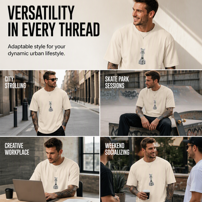 👕New Arrivals - Men's Chess Queen Graphic Tee – Breathable Fabric & Relaxed Fit for Everyday Comfort