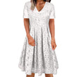 🌸Hot Sale 50% OFF💖Women's Elegant V-Neck Lace Dress