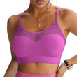 🌸Hot Sale 50% OFF💖Women's Hollow Mesh Push Up Sports Bra