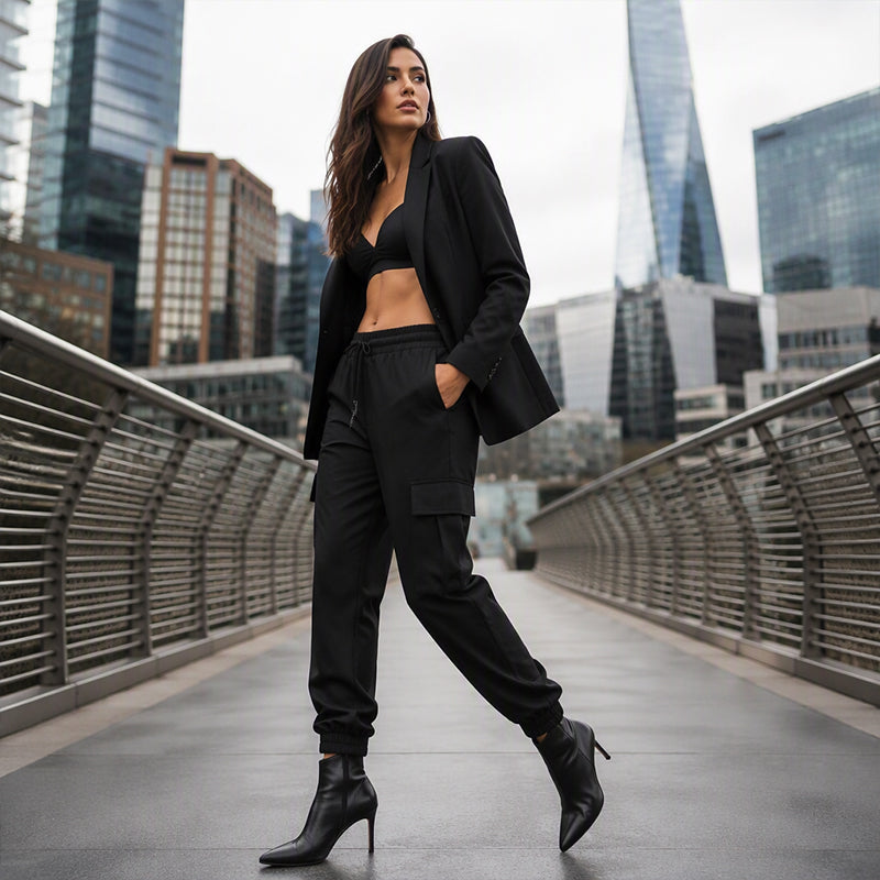 ⏰Last Day Sale 50% Off💃 Women's Casual Drawstring Waist Cargo Pants – Relaxed Utility Style With Comfortable Everyday Fit 👖