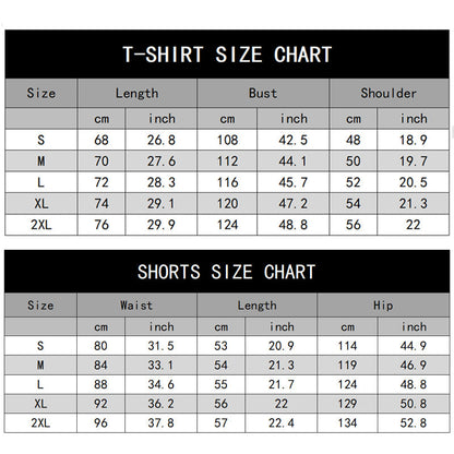 🌸Hot Sale 50% OFF💖Men's Casual T-Shirt & Shorts 2-Piece Set