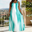 ⏰Last Day Sale 50% Off💃Women's Plus Size Sleeveless Striped Dress
