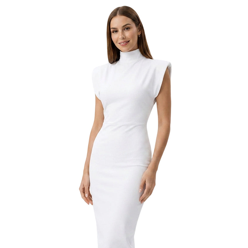 🌸Hot Sale 50% OFF💖Women's Elegant Mock Neck Bodycon Dress