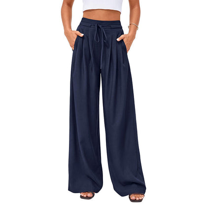 ⌛Limited-Time Offer🛍️Women's Casual Flowy Pleated Wide-Leg Pants