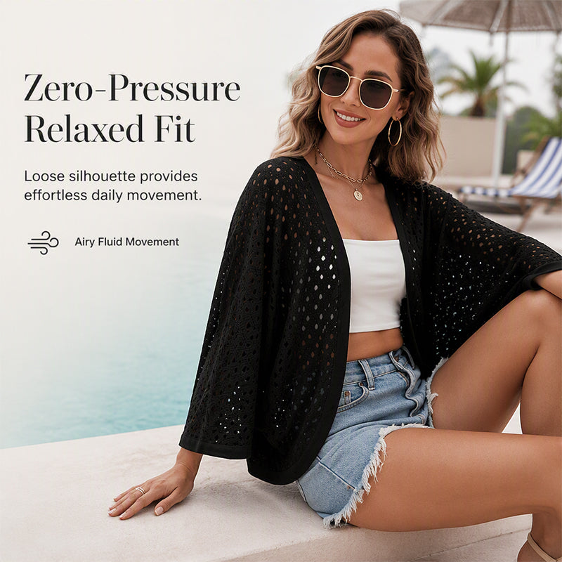 ⏰Last Day Sale 50% Off💃Women's Casual Openwork Lightweight Cardigan