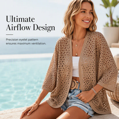 ⏰Last Day Sale 50% Off💃Women's Casual Openwork Lightweight Cardigan