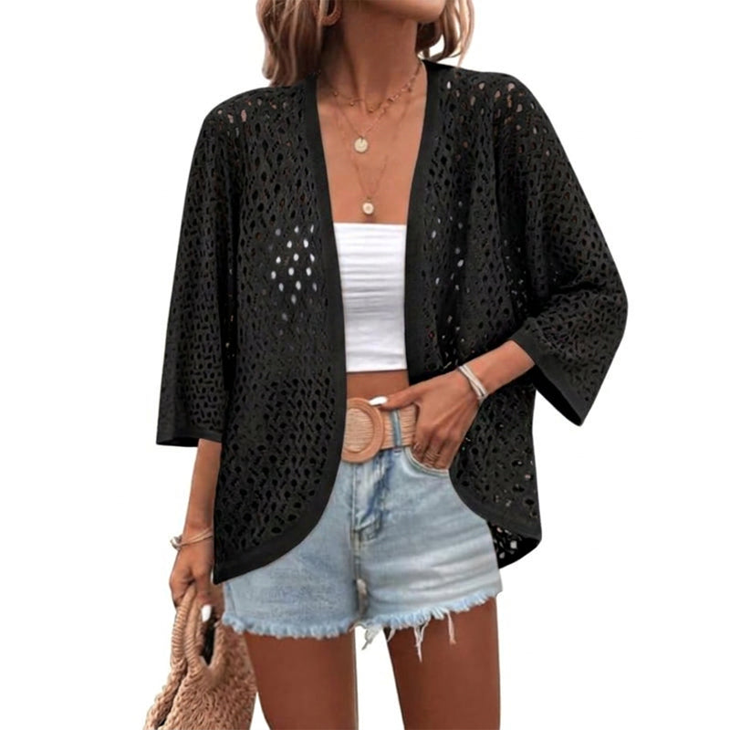 ⏰Last Day Sale 50% Off💃Women's Casual Openwork Lightweight Cardigan