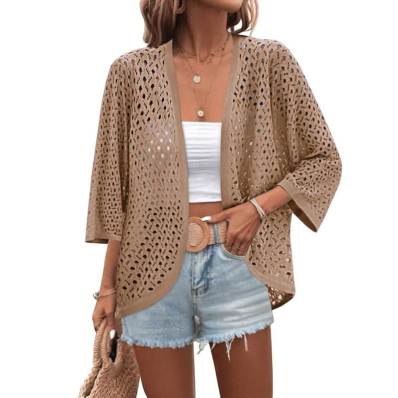 ⏰Last Day Sale 50% Off💃Women's Casual Openwork Lightweight Cardigan