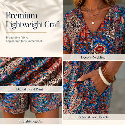 ⌛Limited-Time Offer🛍️ Women’s Effortless Vacation Romper