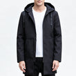 ✨Men's Mid-Length Hooded Windbreaker Jacket – Lightweight Waterproof-Style Outer Layer For Everyday Comfort 🧥
