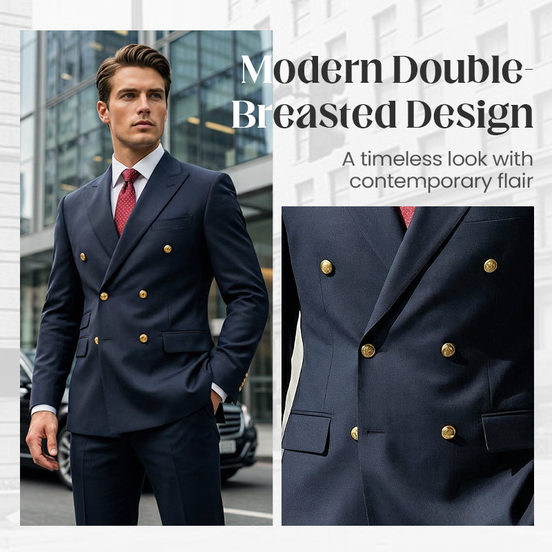 👖 LIMITED-TIME 50% OFF! ✨Men's Slim Fit Jacket & Pants 2-Piece Suit