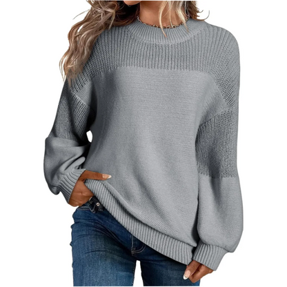 ⏰Last Day Sale 50% Off💃Women's Loose Fit Long Sleeve Knit Sweater