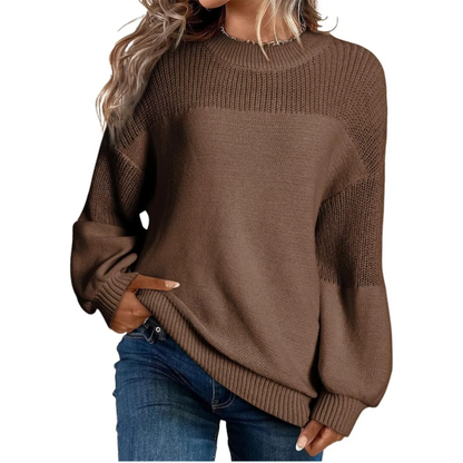 ⏰Last Day Sale 50% Off💃Women's Loose Fit Long Sleeve Knit Sweater