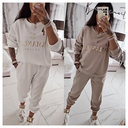 ⏰Last Day Sale 50% Off💃Women's Long Sleeve Top & Pants Set