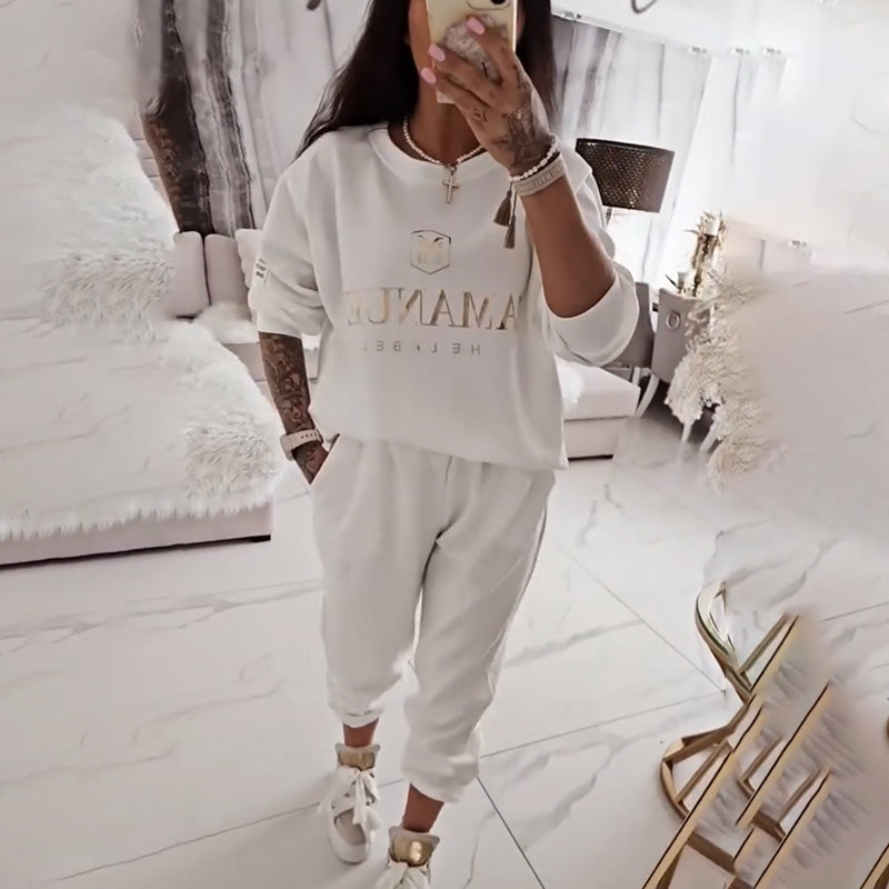 ⏰Last Day Sale 50% Off💃Women's Long Sleeve Top & Pants Set