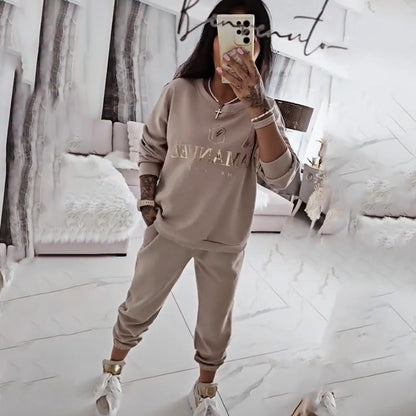 ⏰Last Day Sale 50% Off💃Women's Long Sleeve Top & Pants Set