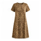 ⏰Last Day Sale 50% Off💃Women's Casual Leopard Print Dress