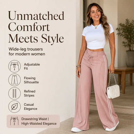 ⌛Limited-Time Offer🛍️ Women's Wide-Leg Drawstring Pants