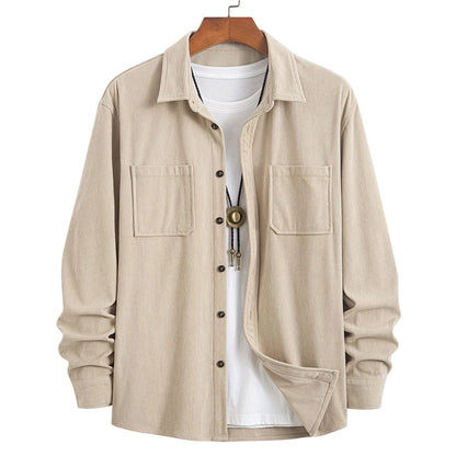 👔Men's Casual Corduroy Shirt Jacket – Classic Texture Meets Everyday Comfort