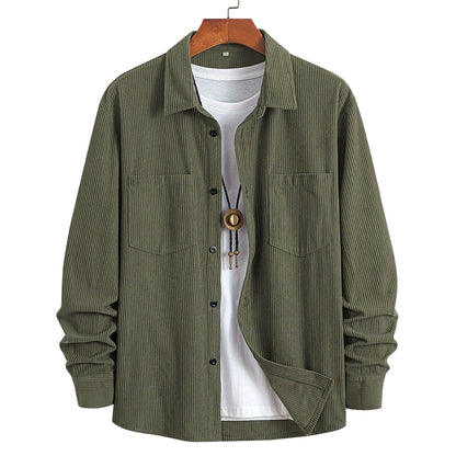 👔Men's Casual Corduroy Shirt Jacket – Classic Texture Meets Everyday Comfort