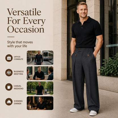 ⏰Last Day Sale 50% Off💃Men's Straight Leg Wrinkle Resistant Pants