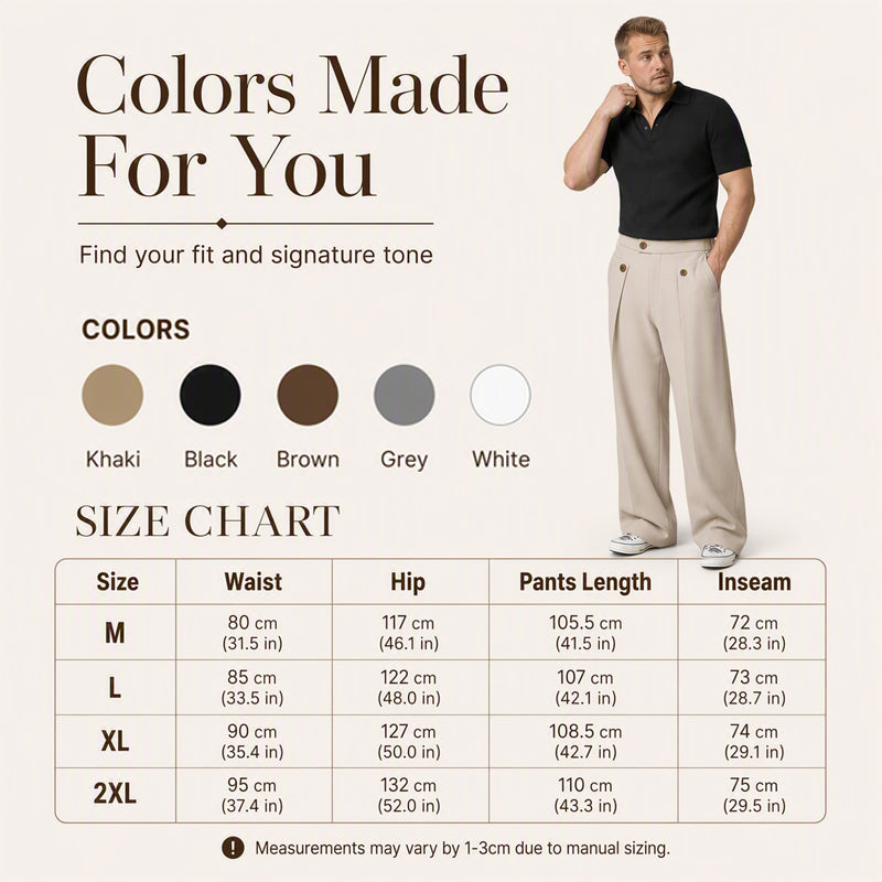 ⏰Last Day Sale 50% Off💃Men's Straight Leg Wrinkle Resistant Pants
