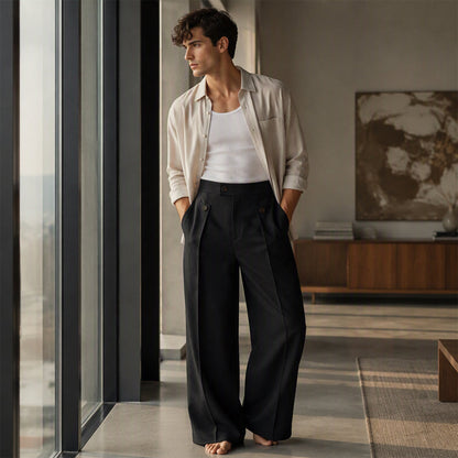 ⏰Last Day Sale 50% Off💃Men's Straight Leg Wrinkle Resistant Pants