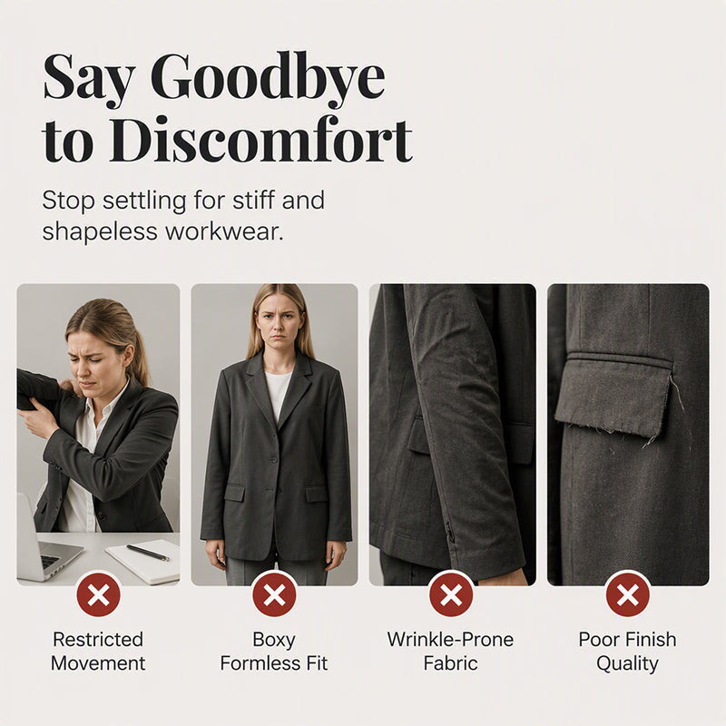 🧥Seasonal Style - Tailored Blazer with One-Button Closure – Breathable Comfort & Crisp Lines for Every Occasion
