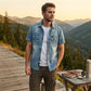 👖 LIMITED-TIME 50% OFF! ✨Men's Casual Denim Short Sleeve Shirt