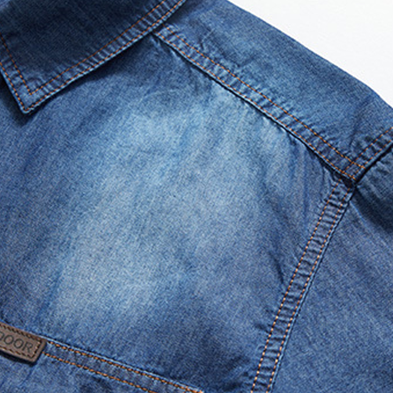 👖 LIMITED-TIME 50% OFF! ✨Men's Casual Denim Short Sleeve Shirt