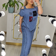 👖 LIMITED-TIME 50% OFF! ✨ Women's Off Shoulder Top & Wide Leg Pants