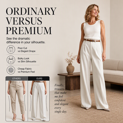 👖 Women's High Waisted Wide Leg Suit Pants– Polished Style Meets Effortless Comfort