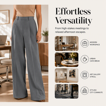 👖 Women's High Waisted Wide Leg Suit Pants– Polished Style Meets Effortless Comfort