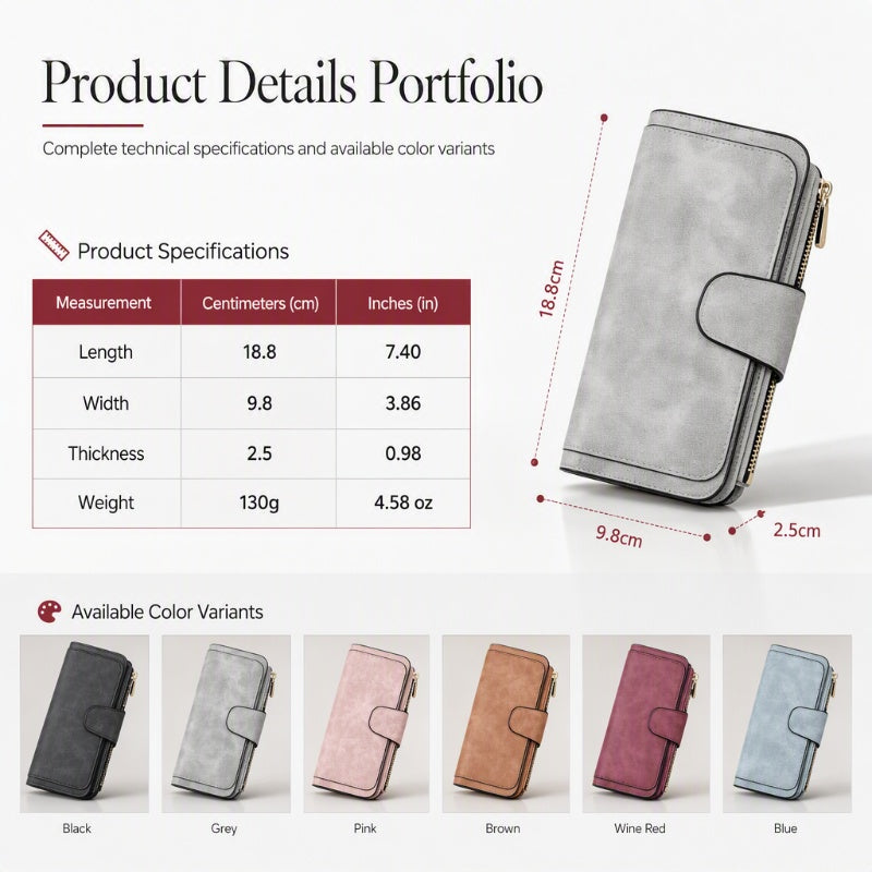 👖 LIMITED-TIME 50% OFF! ✨ Large Capacity Wallet Clutch