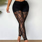 ✨ Statement Style | Women's Floral Lace Sheer Mesh Pants