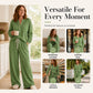 ⏰Last Day Sale 50% Off💃Women's Waffle Knit Lounge Set