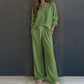⏰Last Day Sale 50% Off💃Women's Waffle Knit Lounge Set