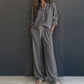 ⏰Last Day Sale 50% Off💃Women's Waffle Knit Lounge Set