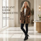 ❄️ Luxe Winter Style | Women's Leopard Print Faux Fur Coat