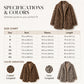 ❄️ Luxe Winter Style | Women's Leopard Print Faux Fur Coat