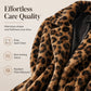 ❄️ Luxe Winter Style | Women's Leopard Print Faux Fur Coat