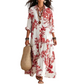 🌸Hot Sale 50% OFF💖Women's Floral Print Maxi Dress