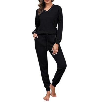 Women’s Long Sleeve Top & Jogger Lounge Set
