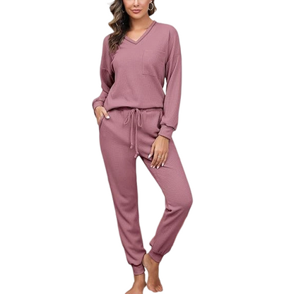 Women’s Long Sleeve Top & Jogger Lounge Set